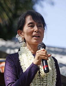 Aung San Suu Kyi, Burmese opposition politician and Nobel Peace Prize laureate, offers a broad definition of learning for responsible citizenship: - 220px-Aung_San_Suu_Kyi_17_November_2011